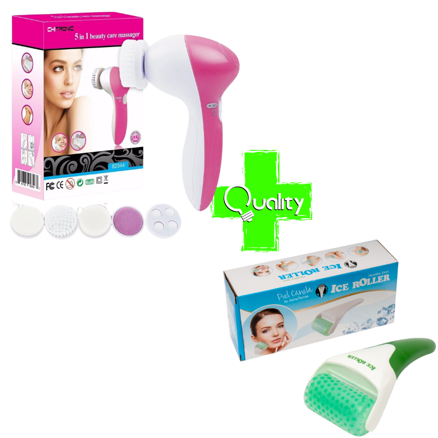 Spa 5 en 1 + Masajeador Ice Roller